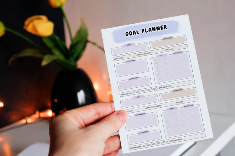 Goal Setting Planner for Kdp or Self Use