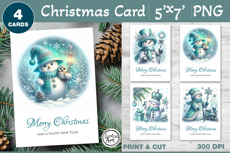 Merry Christmas Card. Printable card