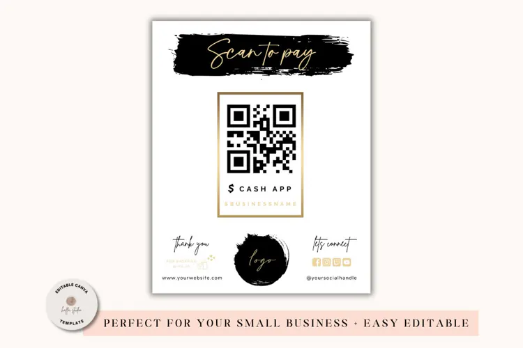 CANVA | Editable QR Scan Code Template