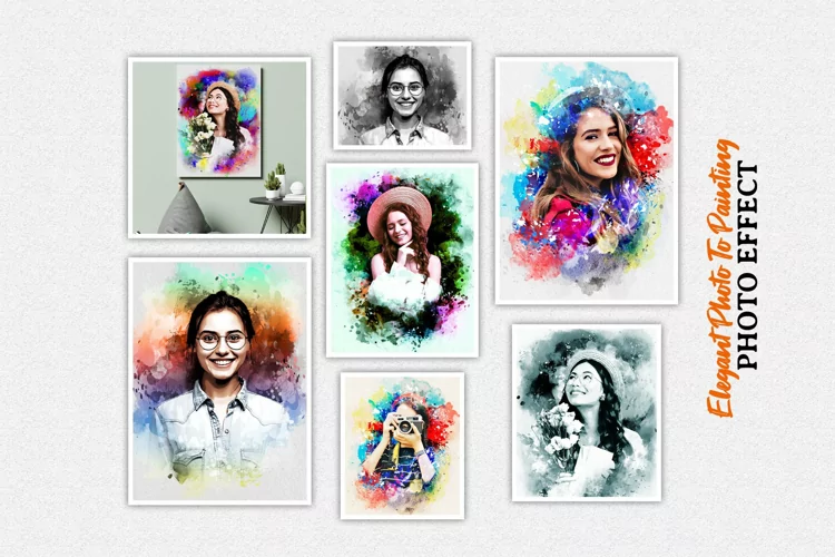 Elegant Photo To Painting Effect