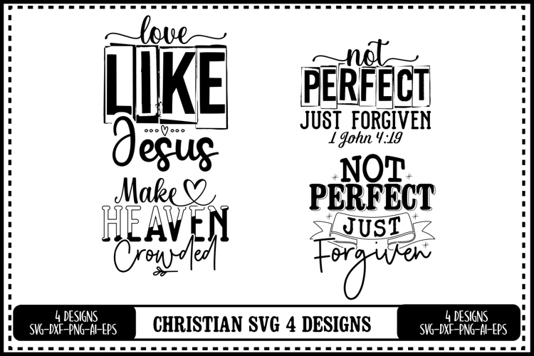 Christian Svg 4 Designs