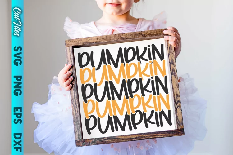 Pumpkin Stacked SVG Cut File