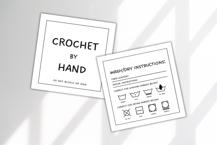 Handmade DIY Printable Crochet Care example image 1