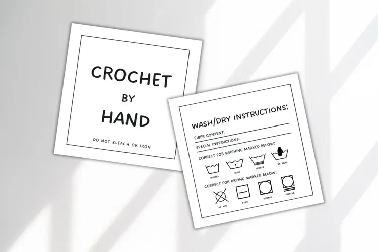 Handmade DIY Printable Crochet Care