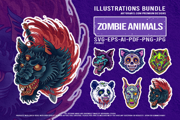 Species Monsters Horror Vector Bundle With Fantasy Creature