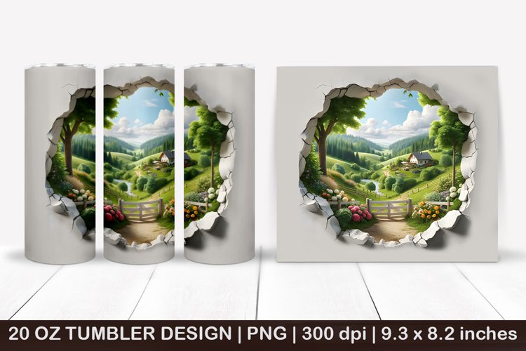 20 Oz Sublimation Tumbler Wrap Image 21