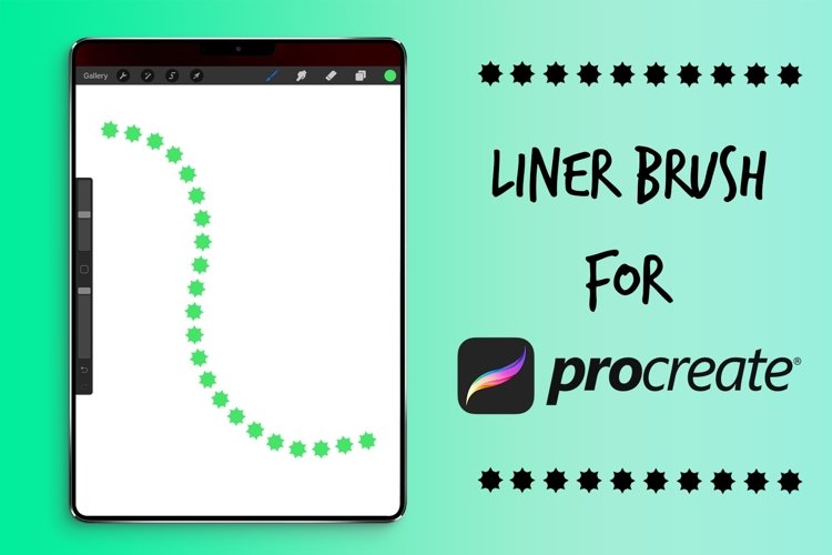 Procreate Liner Brush example image 1