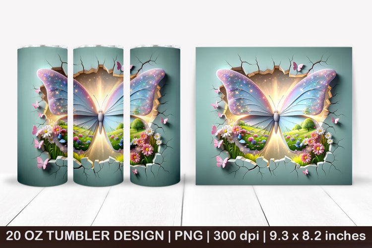 20 Oz Sublimation Tumbler Wrap Image 16