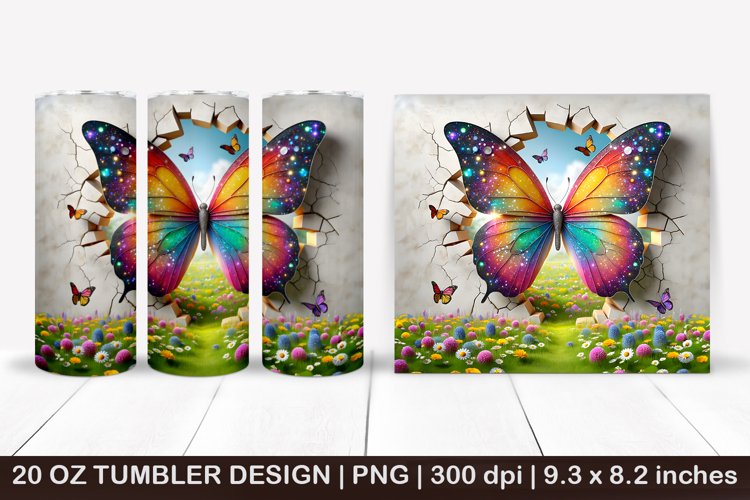 20 Oz Sublimation Tumbler Wrap Image 9