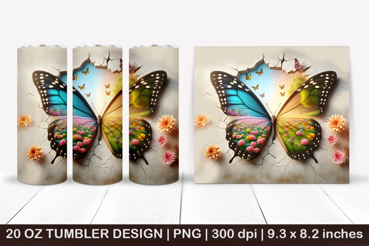 20 Oz Sublimation Tumbler Wrap Image 15