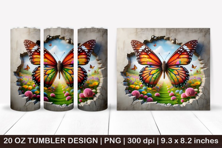 20 Oz Sublimation Tumbler Wrap Image 23