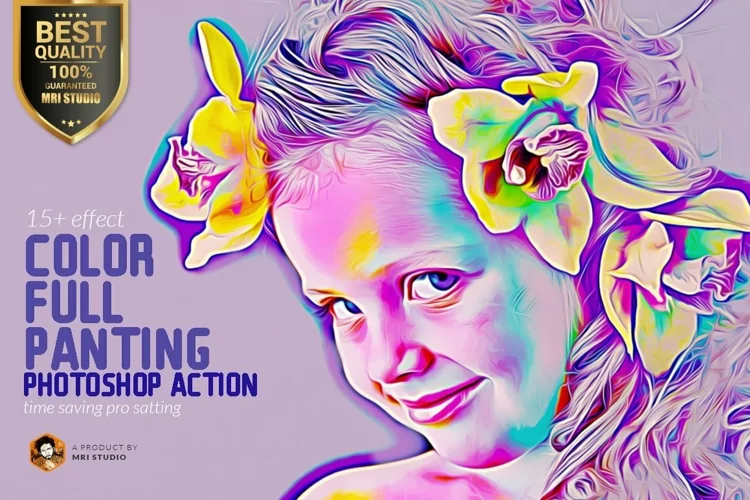 Color Full Panting Action