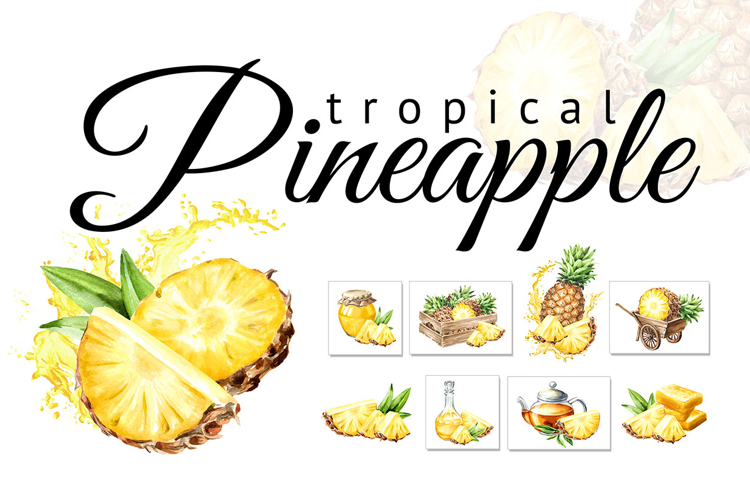 Pineapple Clipart Image 8