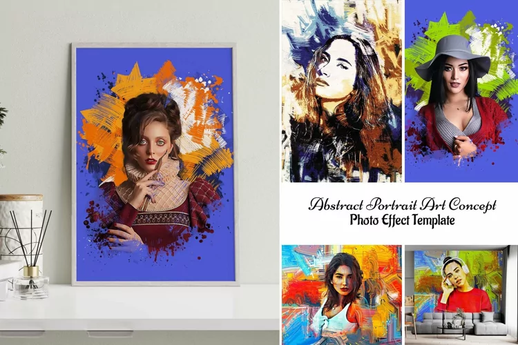 Abstract Portrait Art Concept Photos