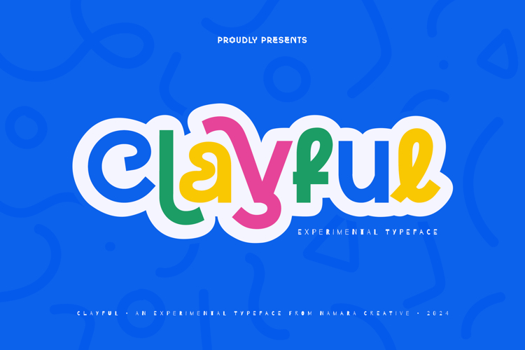 Clayful - Experimental Typeface