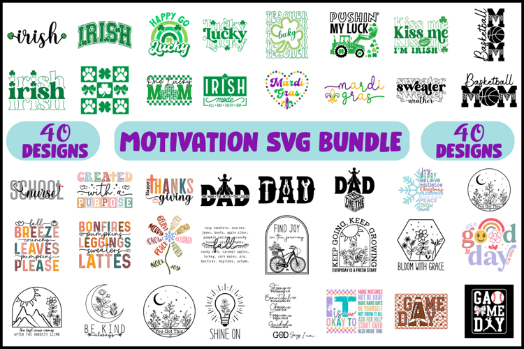 Motivation Svg Bundle, Self Love Svg Designs