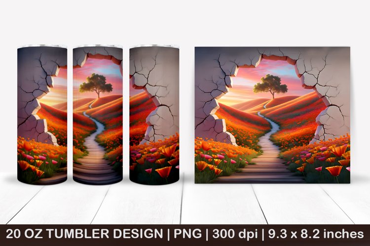 20 Oz Sublimation Tumbler Wrap