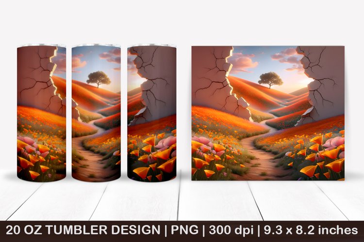 20 Oz Sublimation Tumbler Wrap Image 18