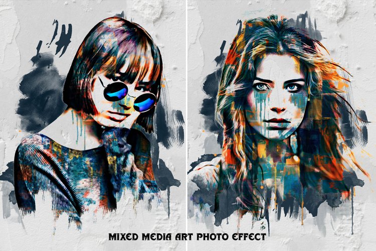 Mixed Media Art Photo Effect example image 1