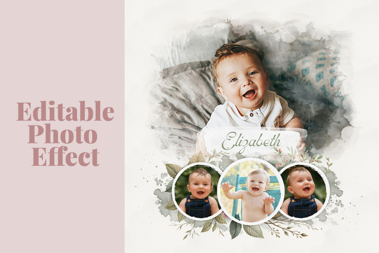 Collage Photo Frame Design Template