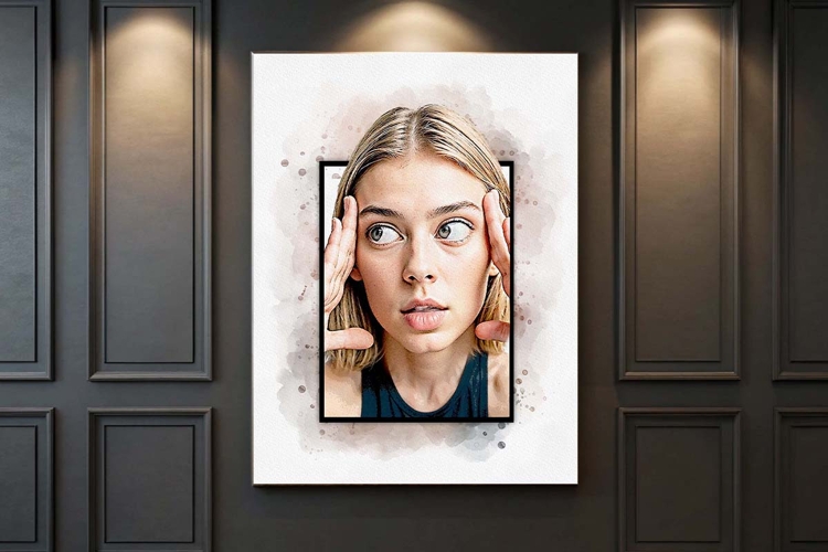 Artistic Cartoon Paint Effect