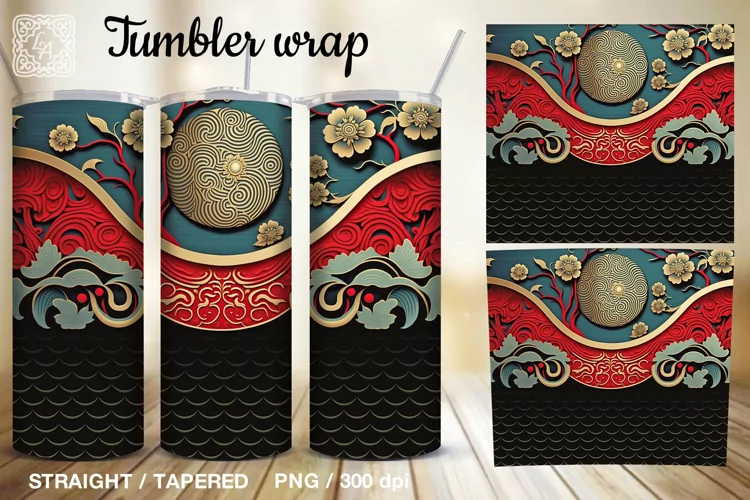 Asia Tumbler Sublimation, 20 oz Tumbler Wrap