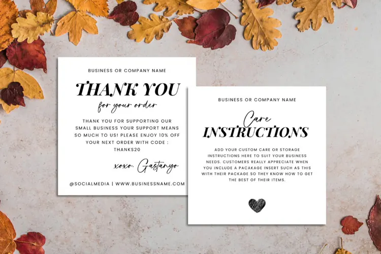 Small Business Thank You Card