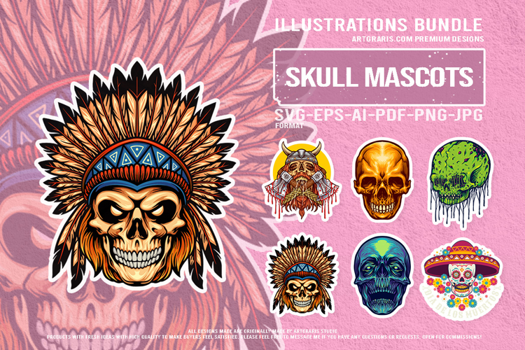 Flaming Warriors and Mystical Skulls of Darkness