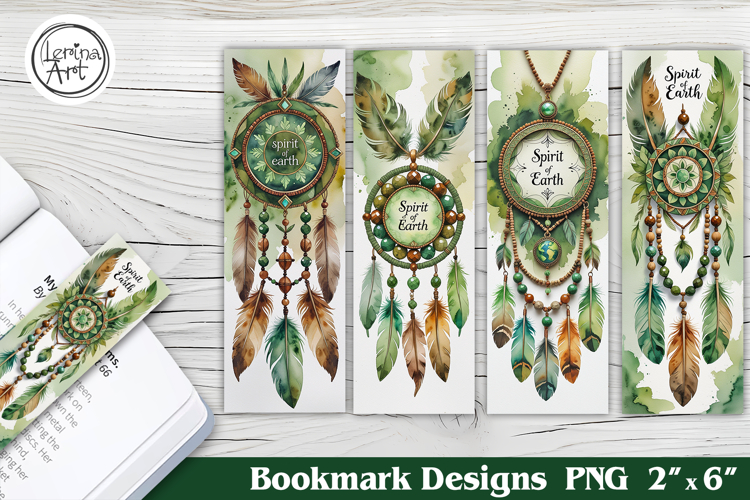 Dream Catcher Printable Bookmark 4 PNG Spirit of Earth