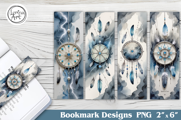 Dream Catcher Printable Bookmark 4 PNG Spirit of Air