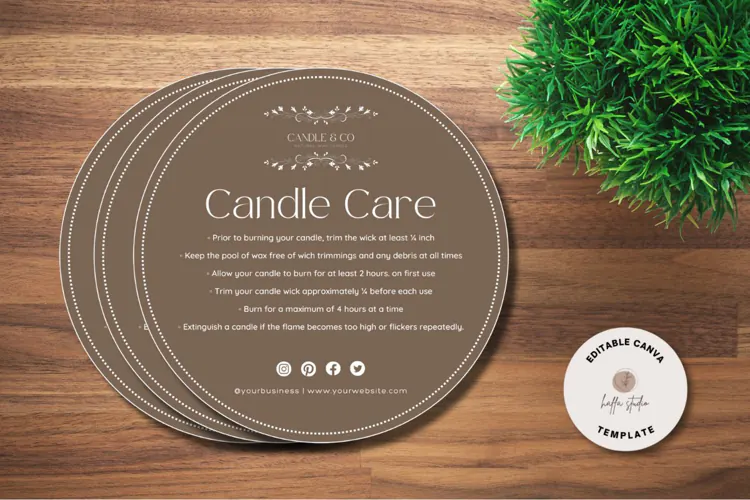Canva | DIY Candle Care Template