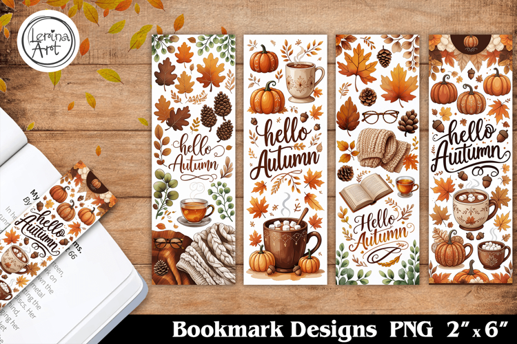 Autumn Printable Bookmark 4 PNG