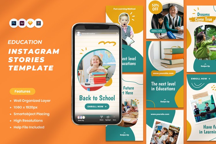 Education Social Media Stories example image 1