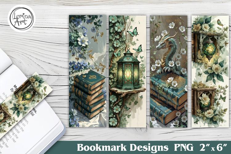 Dragon & Lantern Printable Bookmark 4 PNG