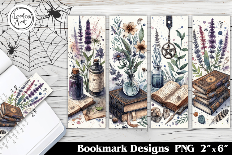Witch herbs Printable Bookmark 4 PNG