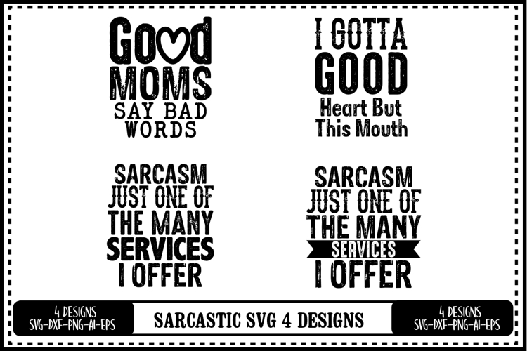Sarcastic Quotes Svg Image 8