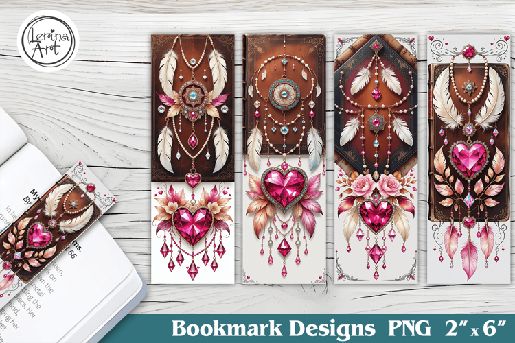 Valentine Printable Bookmark 4 PNG