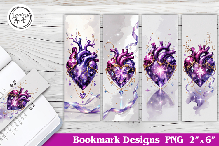 Valentine Printable Bookmark 4 PNG
