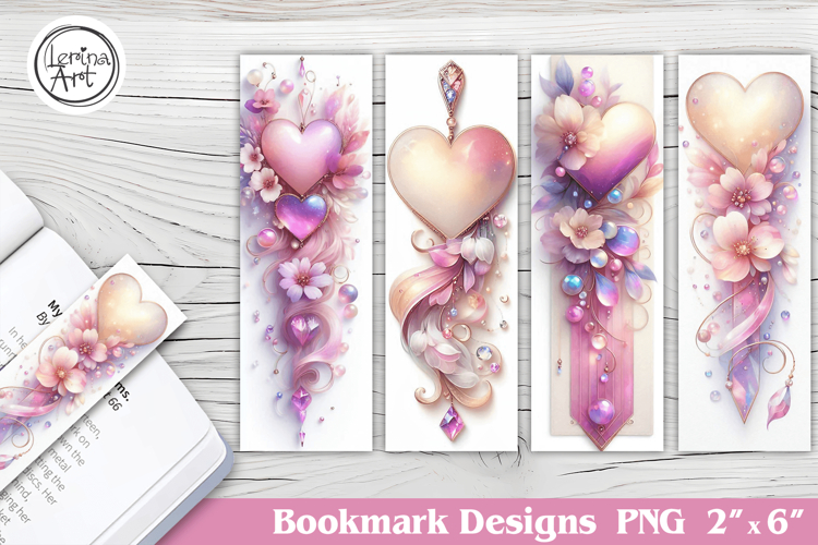 Valentine Printable Bookmark 4 PNG