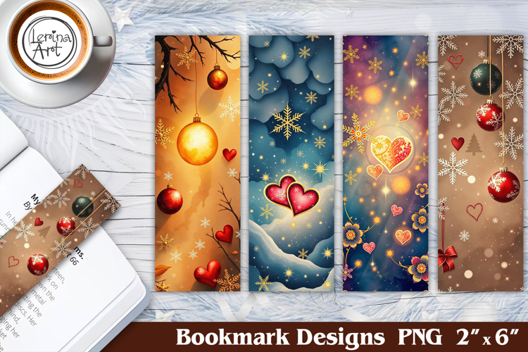 Christmas Snowflake Printable Bookmark 4 PNG
