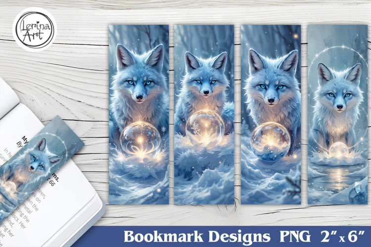 Fox Printable Bookmark 4 PNG