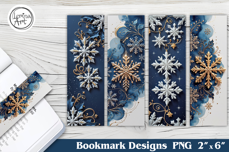 Winter Snow Tale Bookmarks | Printable Bookmark 4 PNG