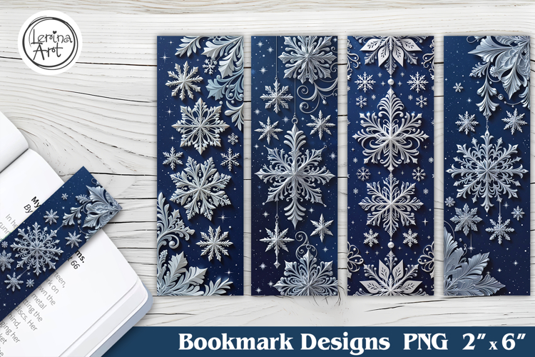 Winter Snow Tale Bookmarks | Printable Bookmark 4 PNG