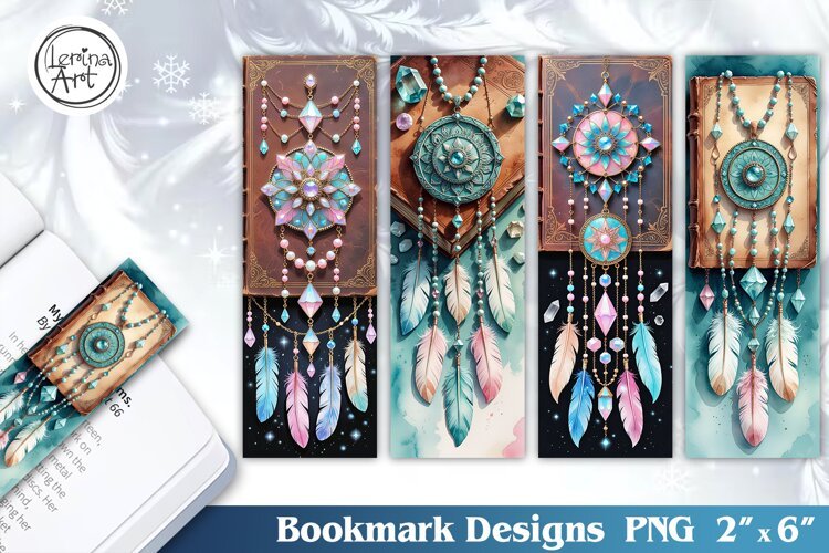Dream Catcher Printable Bookmark 4 PNG