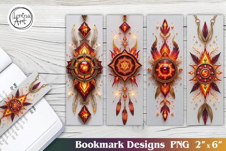 Dream Catcher Printable Bookmark 4 PNG Spirit of Fire