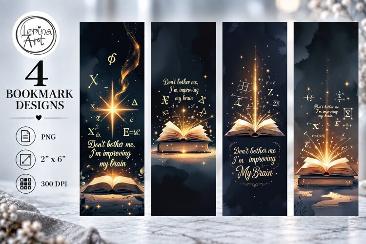 Bookmarks Design| Printable Bookmark 4 PNG