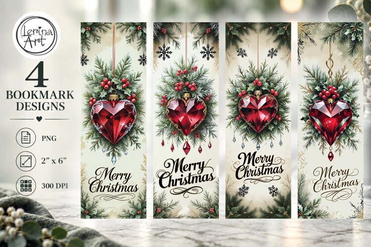 Christmas Printable Bookmark 4 PNG
