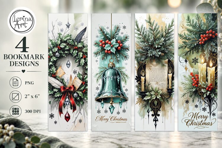 Christmas Printable Bookmark 4 PNG