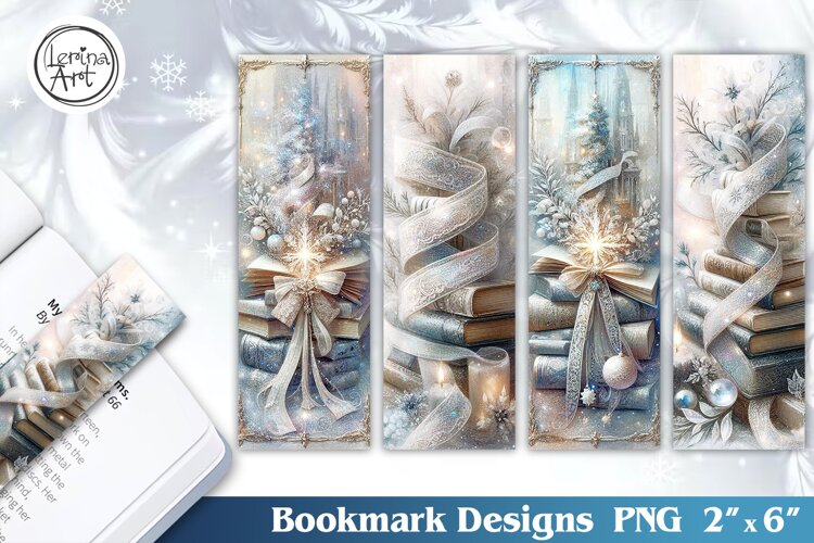 Winter Snow Tale Bookmarks | Printable Bookmark 4 PNG