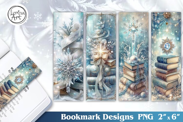 Winter Snow Tale Bookmarks | Printable Bookmark 4 PNG